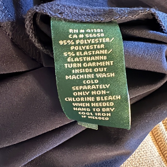 NWT Lauren Ralph Lauren Navy Block Jersey Dress size 14W - Picture 6 of 7